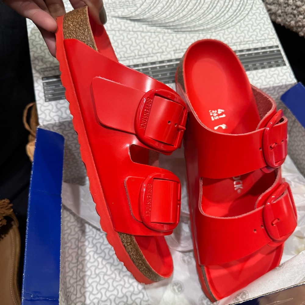 Birkenstock Bold Red Sandals